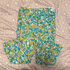 Zara Multicolor Floral Trousers